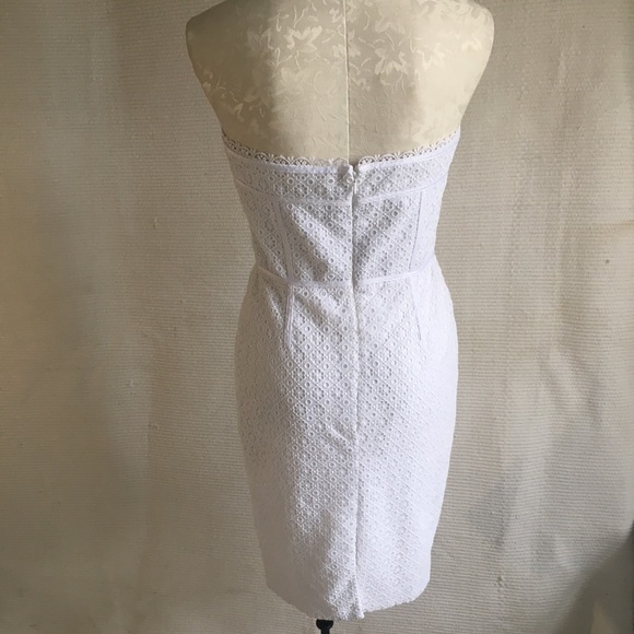 Jill Stuart 8 Strapless Corset Lace Prairie Dress Weddings July 4th - Picture 4 of 8